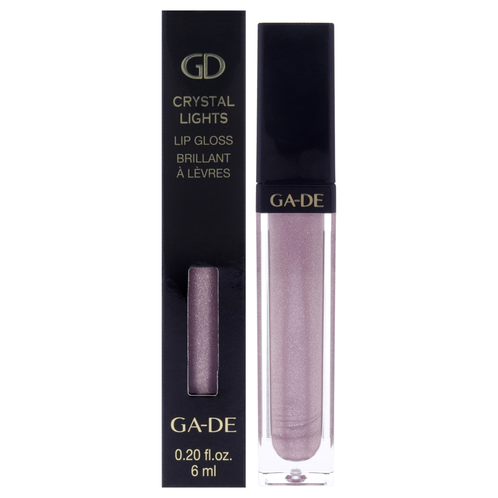 Crystal Lights Lip Gloss- 520 Rose Diamond by GA-DE for Women- 0.2 oz Lip Gloss